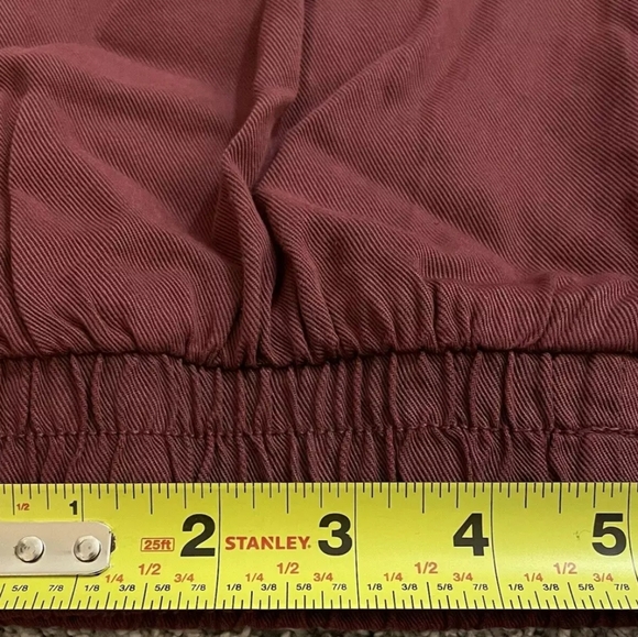 NWT Gap Women's Tencel Jogger Maroon Pull On Everyday Wear Pants - Picture 12 of 15